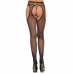 Leg Avenue Dawn Fishnet Suspender Pantyhose with Scallop Edging One Size