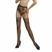 Passion ECO S004 Bodystocking Black - Eco-Friendly, Elegant Mesh Design One Size