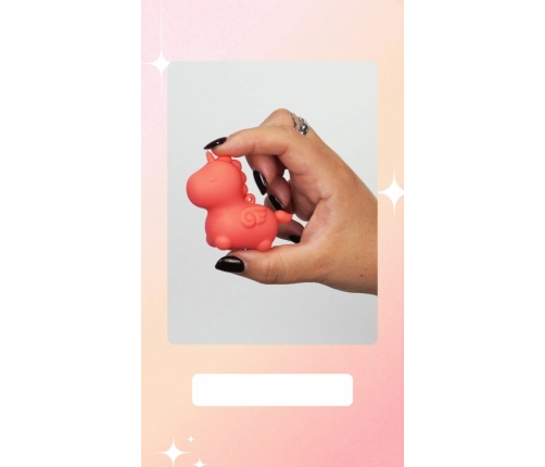Unihorn Mini Peachy Pony - Compact Multi-Speed Personal Massager, Pink