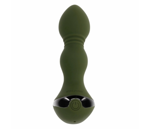 Evolved Lieutenant Vibrating Anal Plug 12 cm Silicone USB Splashproof