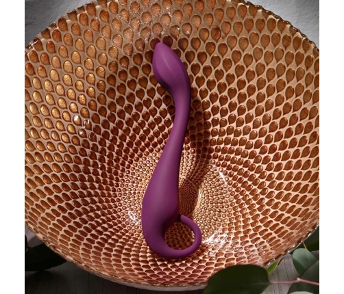 Evolved Lochness Rechargeable Silicone Curved Vibrator 19 cm Blue