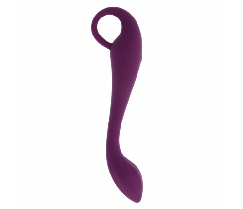 Evolved Lochness Rechargeable Silicone Curved Vibrator 19 cm Blue