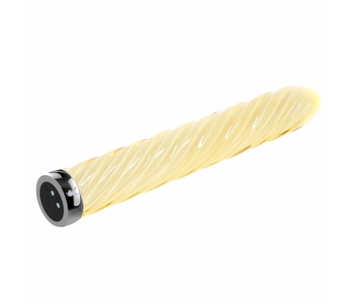 Playboy Twist of Fate Glass Intimate Device, 10-Mode, Waterproof, USB