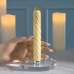 Playboy Twist of Fate Glass Intimate Device, 10-Mode, Waterproof, USB