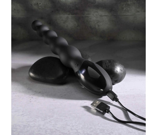 Zero Tolerance Backdoor Baton Flexible Beaded Vibrator 24cm Black