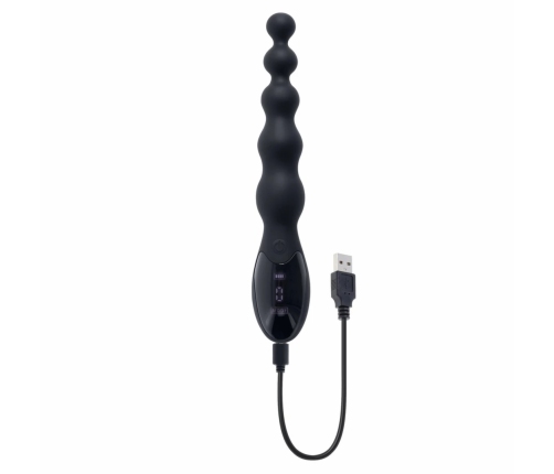 Zero Tolerance Backdoor Baton Flexible Beaded Vibrator 24cm Black