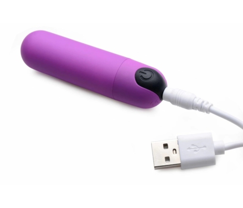 Bang! Mini Vibrating Bullet Purple - Compact Rechargeable Model