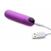 Bang! Mini Vibrating Bullet Purple - Compact Rechargeable Model