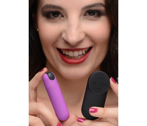 Bang! Mini Vibrating Bullet Purple - Compact Rechargeable Model