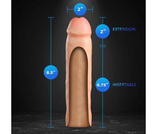 Blush Performance Plus Tenacity Silicone Extension Sleeve 5 cm