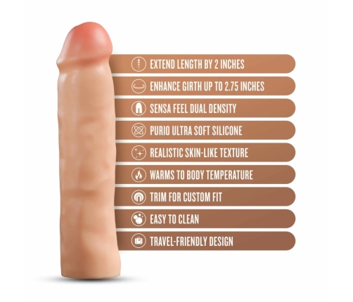 Blush Performance Plus Tenacity Silicone Extension Sleeve 5 cm