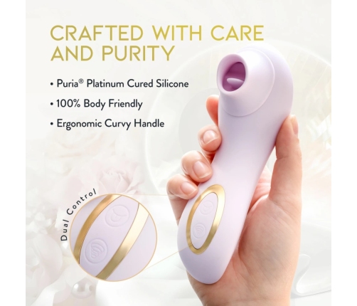 Blush Delice Fleur Air Pulse System, Barely Purple, Ergonomic Design