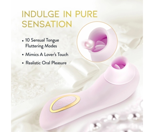 Blush Delice Fleur Air Pulse System, Barely Purple, Ergonomic Design