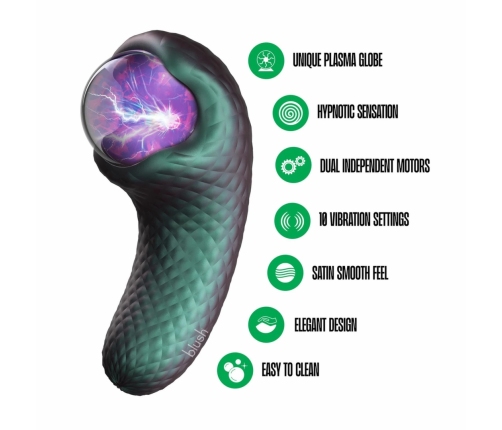 Temptasia Enchanted Serpent Dual Motor Vibrator with Plasma Light Show