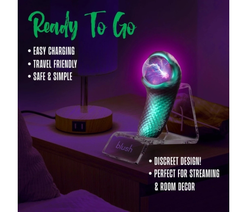 Temptasia Enchanted Serpent Dual Motor Vibrator with Plasma Light Show