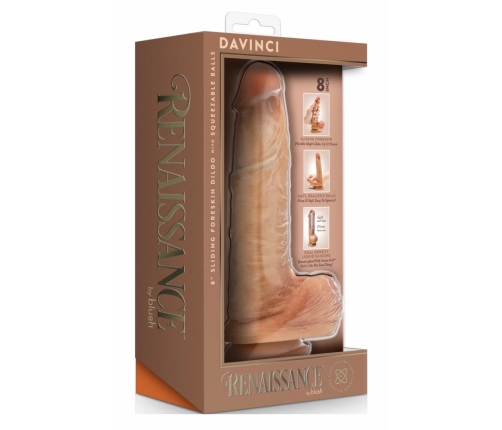 Blush Renaissance DaVinci 20 cm model z ruchomą powierzchnią zewnętrzną