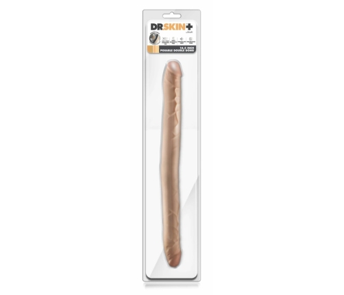 Dr. Skin Plus Flexible Double Model 35.5 cm - Beige, Silky Surface