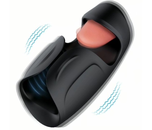 Blush M For Men Lickety Split Intimate Machine Black Silicone USB
