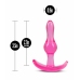 Blush Novelties B Yours Curvy Pink Plug - Slim Anatomical Model 9 cm