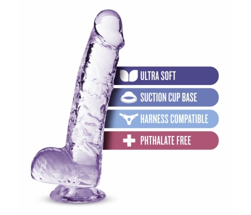 Blush Naturally Yours Amethyst Intimate Shape 6'' with Suction Cup TPE