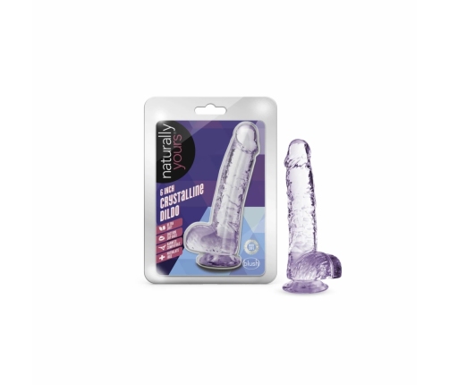Blush Naturally Yours Amethyst Intimate Shape 6'' with Suction Cup TPE