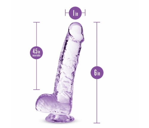Blush Naturally Yours Amethyst Intimate Shape 6'' with Suction Cup TPE