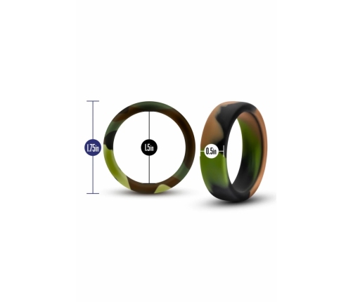 Blush Performance Silicone Camo Ring - Flexible Anatomical Design