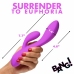 BANG! Flexible Dual Motor Rabbit Vibrator Purple 19.5cm Waterproof