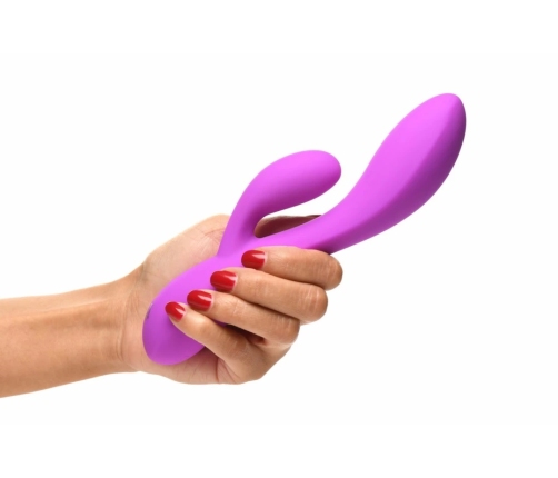 BANG! Flexible Dual Motor Rabbit Vibrator Purple 19.5cm Waterproof