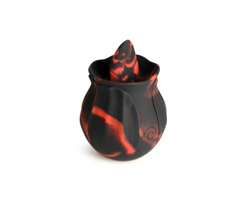 Bloomgasm Black Kiss Rose System Red/Black - Licking Motion Vibrator