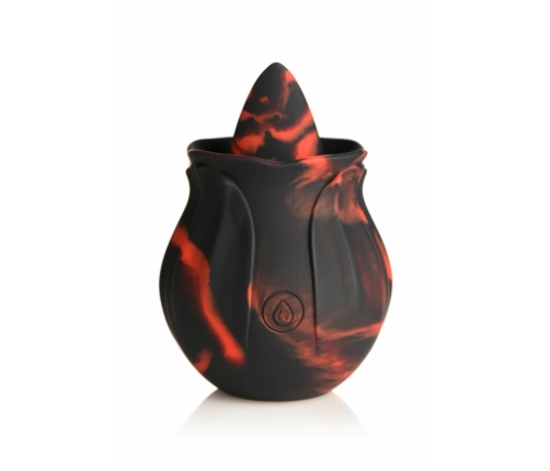 Bloomgasm Black Kiss Rose System Red/Black - Licking Motion Vibrator