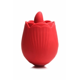 BLOOMGASM French Rose Red Intimate Stimulation Device 10 Modes Silicone