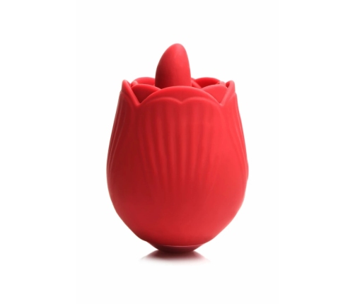BLOOMGASM French Rose Red Intimate Stimulation Device 10 Modes Silicone