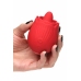 BLOOMGASM French Rose Red Intimate Stimulation Device 10 Modes Silicone