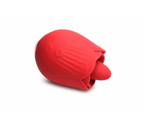BLOOMGASM French Rose Red Intimate Stimulation Device 10 Modes Silicone