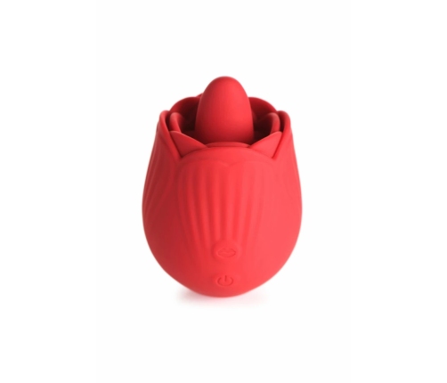 BLOOMGASM French Rose Red Intimate Stimulation Device 10 Modes Silicone