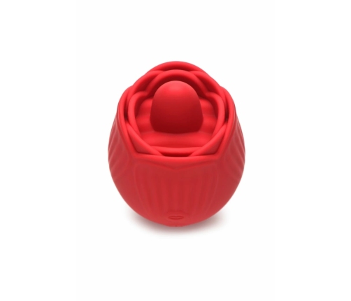 BLOOMGASM French Rose Red Intimate Stimulation Device 10 Modes Silicone