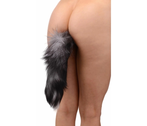 Tailz Fox Tail Plug Black/White - 14