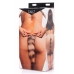 TAILZ Fox Tail Glass Plug Orange - Borosilicate Glass & Faux Fur 20cm