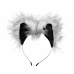 TAILZ Grey Wolf Tail Set - Silicone Intimate Plug & Faux Fur Ears, Grey
