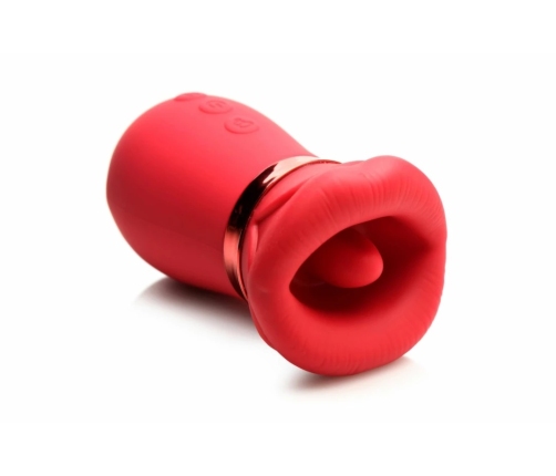 LICKGASM Kiss Me More Intimate Suction & Vibration Device Pink 12.4cm