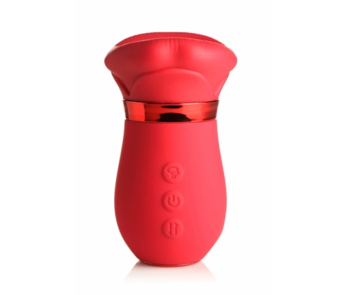 LICKGASM Kiss Me More Intimate Suction & Vibration Device Pink 12.4cm