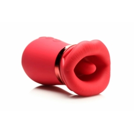 LICKGASM Kiss Me More Intimate Suction & Vibration Device Pink 12.4cm