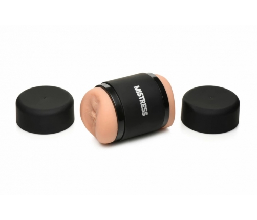 MISTRESS Double Shot Mini Intimate Device Beige Compact Design