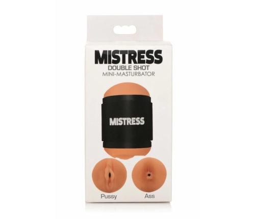 MISTRESS Double Shot Mini Intimate Device Beige Compact Design