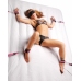 FRISKY Bed Cuff System Pink - Adjustable Neoprene Bedroom Restraint Kit