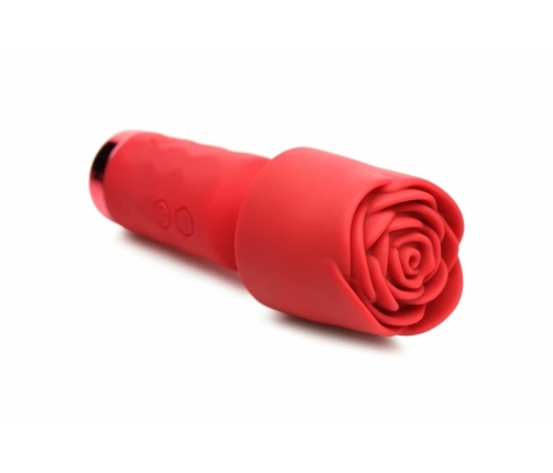 Bloomgasm Pleasure Rose Mini Wand Red - Compact Intimate Massager