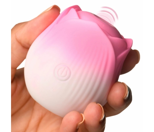 Bloomgasm Throbbing Rose Intimate Pulsing Device Pink 6.4 cm
