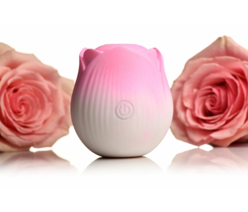Bloomgasm Throbbing Rose Intimate Pulsing Device Pink 6.4 cm