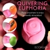 Bloomgasm Throbbing Rose Intimate Pulsing Device Pink 6.4 cm